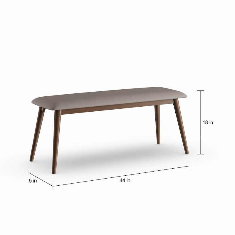 Ensemble de salle à manger rectangulaire en chêne 6 places de style scandinave